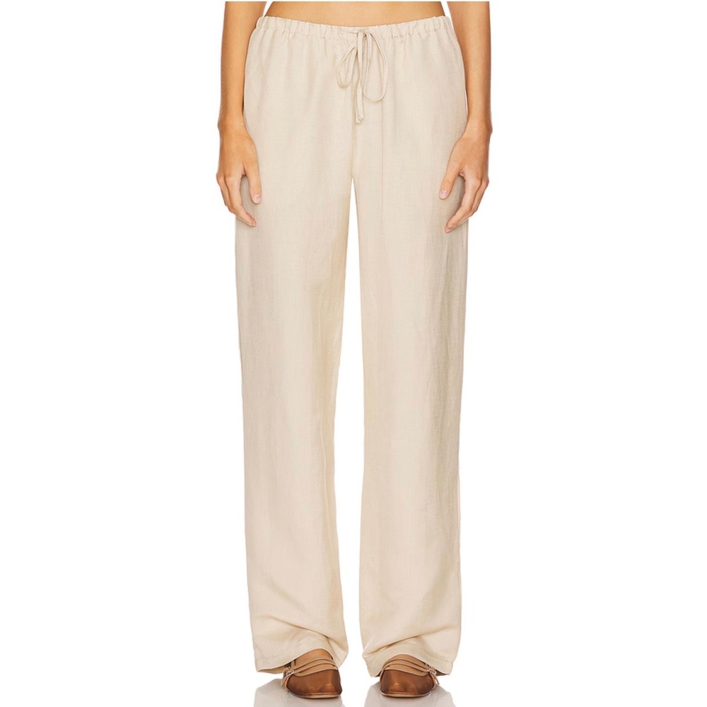 LIONESS Ride With Me Pant in Wheat Size Medium Dye Mark